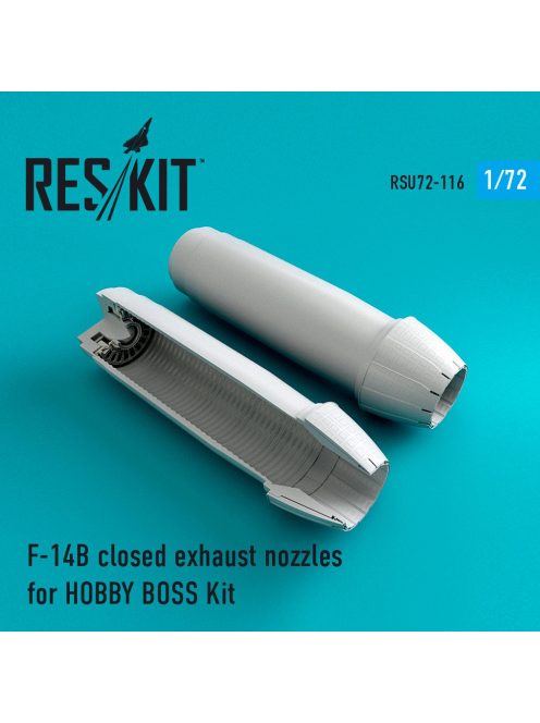 Reskit - F-14 (B,D) closed exhaust nozzles for HobbyBoss kit (1/72)