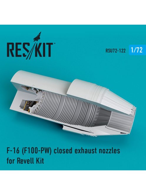 Reskit - F-16 "Fighting Falcon" (F100-PW) closed exhaust nozzles for Revell kit (1/72)