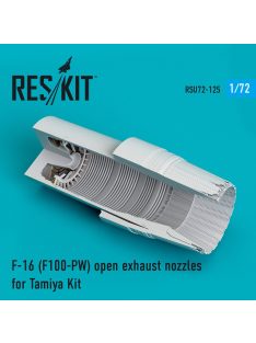   Reskit - F-16 "Fighting Falcon" (F100-PW) open exhaust nozzles for Tamiya kit (1/72)