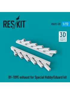   Reskit - Bf-109E exhaust for Special Hobby/Eduard kit (3D Printed) (1/72)