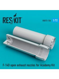   Reskit - F-14D "Tomcat" open exhaust nozzles for Academy kit (1/72)