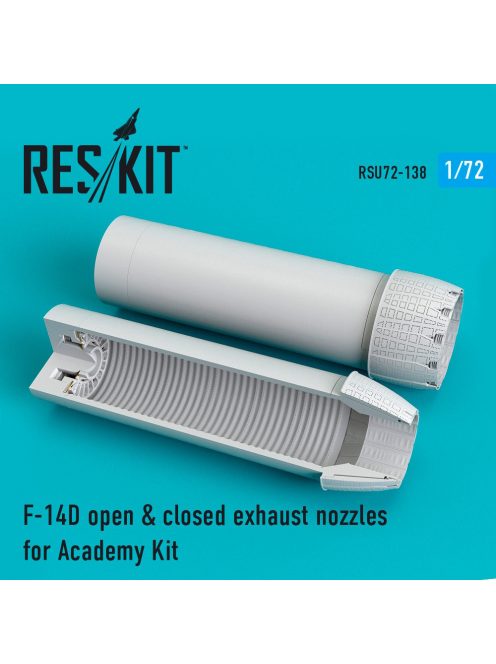 Reskit - F-14D "Tomcat" open & closed exhaust nozzles for Academy kit (1/72)