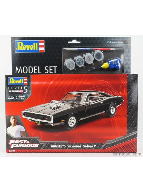 Revell-Kit - Dodge Dom'S Dodge Charger R/T 1970 - Fast & Furious 7 Black