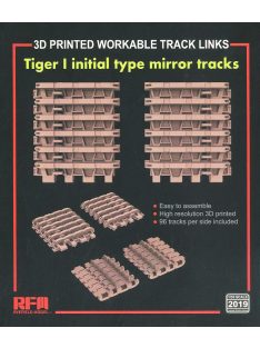   Rye Field Model - Tracks forTiger I initial type mirror (3D printed)