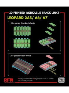   Rye Field Model - Leopard 2 A5 /A6 /A7 workable tracks (3D printed)