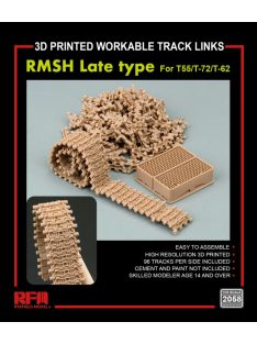   Rye Field Model - RMSH late type work. track links f. T55/T-72/T-62