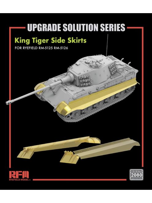 Rye Field Model - Upgrade set f.RFM5125,-5126 King Tiger Side Skirts