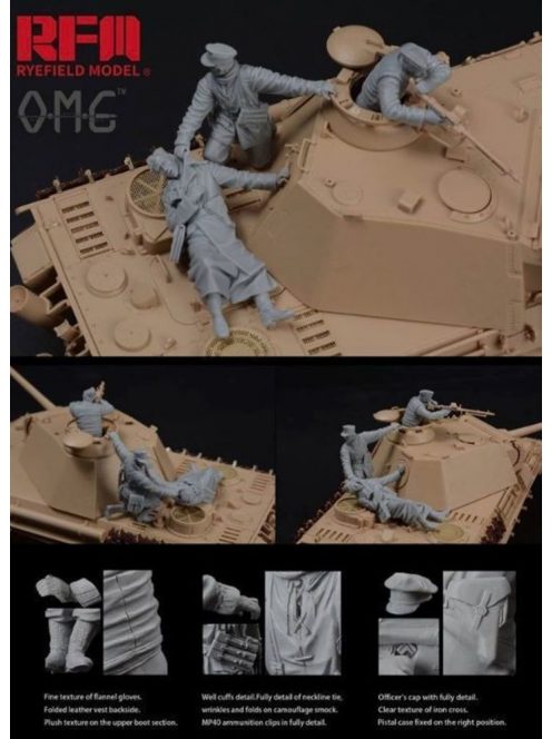 Rye Field Model - Figures For Panther G Fallen Resin