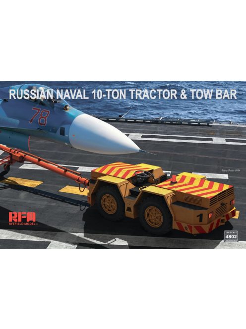 Rye Field Model - Russian Naval 10-Ton Tractor & Tow Bar (1:48)