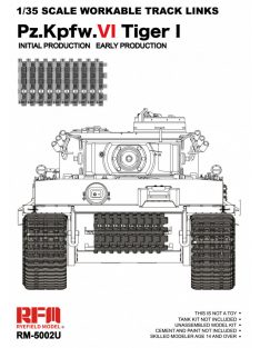 Rye Field Model - Workable track links for Tiger I early