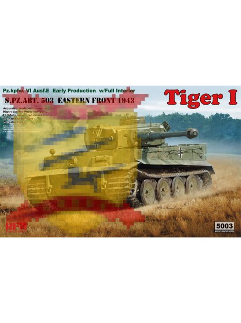 Rye Field Model - Tiger I Early Production with Full Interior