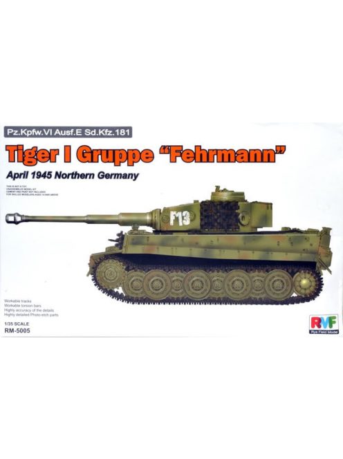 Rye Field Model - Tiger I Gruppe "Fehrmann" April 1945