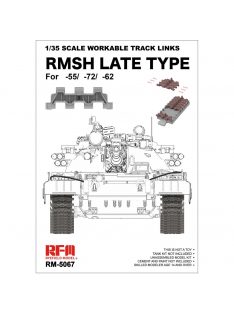   Rye Field Model - RMSH late type work. track links f. T55/T-72/T-62