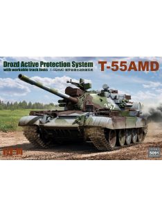   Rye Field Model - 1:35 T-55AMD Drozd Active Protection System with workable track links