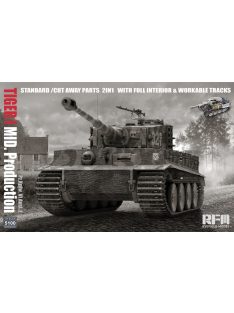   Rye Field Model - 1:35 Pz.Kpfw. VI Ausf. E Tiger I Mid. Production Standard/Cut Away Parts 2in1 with full interior & workable tracks - Rye Field Model