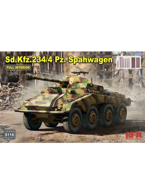 Rye Field Model - 1:35 Sd.Kfz. 234/4 Pz.Spahwagen with Full Interior