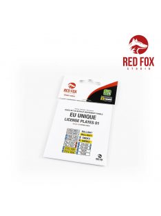 Red Fox Studio - 1/24 Unique License plates vol.01 (EU form)