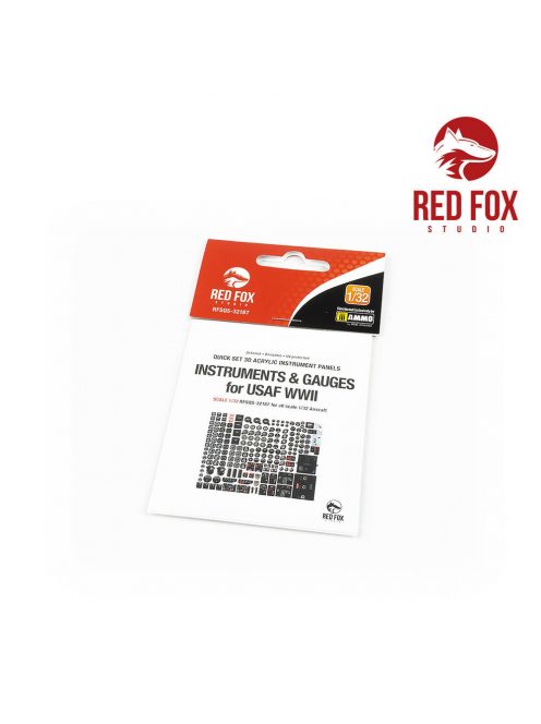 Red Fox Studio - 1/32 Instruments & gauges set for USAF WWII (Independent)