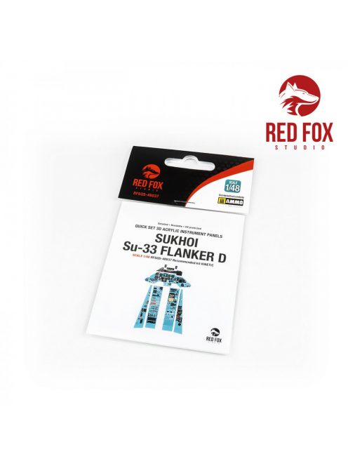 Red Fox Studio - 1/48 Su-33 Flanker D (for Kinetic kit)