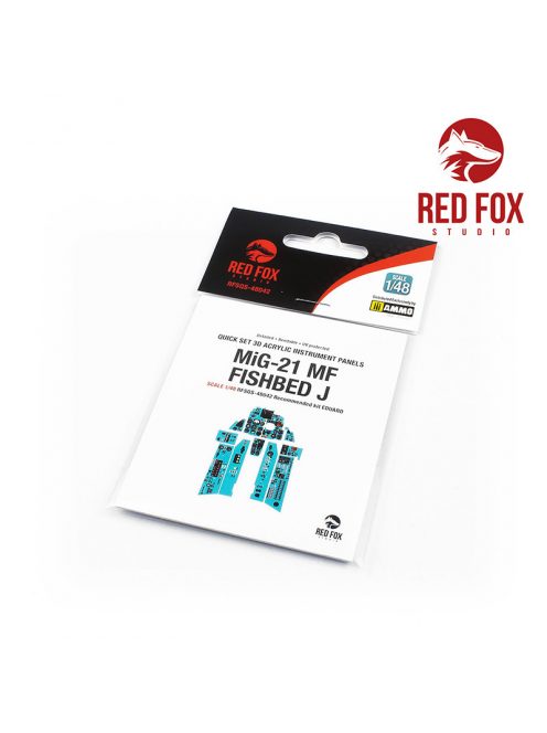 Red Fox Studio - 1/48 MiG-21 MF Fishbed J (for Eduard kit)