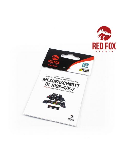 Red Fox Studio - 1/48 Messerschmitt Bf 109E-4/7 (for Tamiya kit)