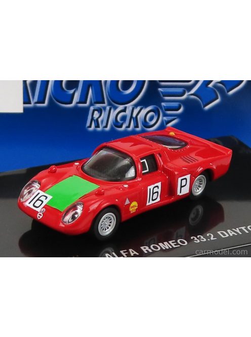 Ricko - Alfa Romeo 33.2 N 16 24H Daytona 1968 I.Giunti - N.Galli Red Green