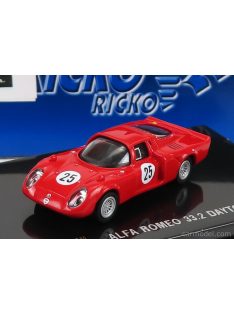   Ricko - Alfa Romeo 33.2 N 25 24H Daytona 1968 R.Pinto - S.Dini Red