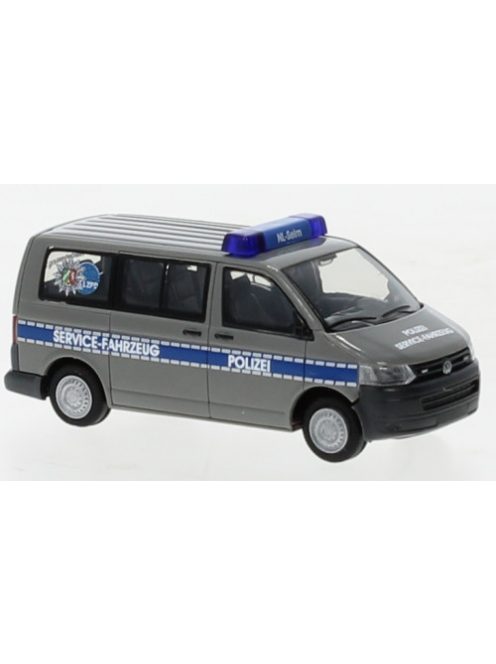 Rietze - VW T5 Bus, 2010, Polizei Servicefahrzeug, 1:87