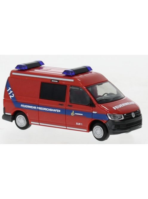 Rietze - VW T6, Feuerwehr Friedrichshafen, 1:87