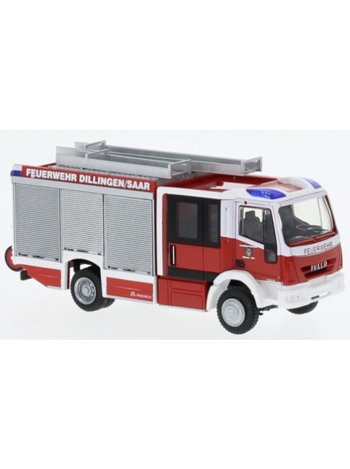 Rietze - Iveco Magirus HLF Team Cab, Feuerwehr Dillingen / Saar, 1:87