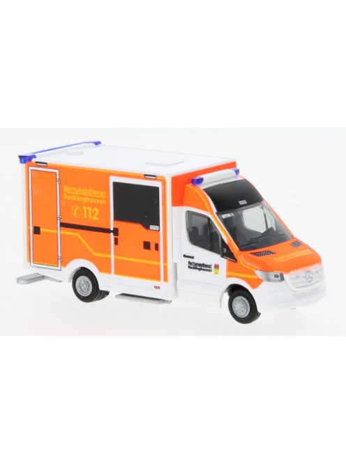 Rietze - Wietmarscher Ambulanzfahrzeuge RTW, 2018, Rettungsdienst Recklinghausen, 1:87