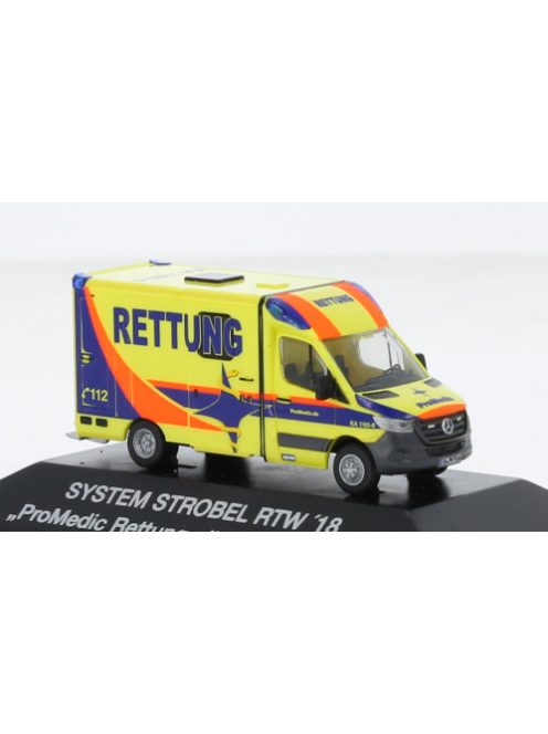 Rietze - System Strobel RTW, 2018, ProMedic Karlsruhe, 1:87