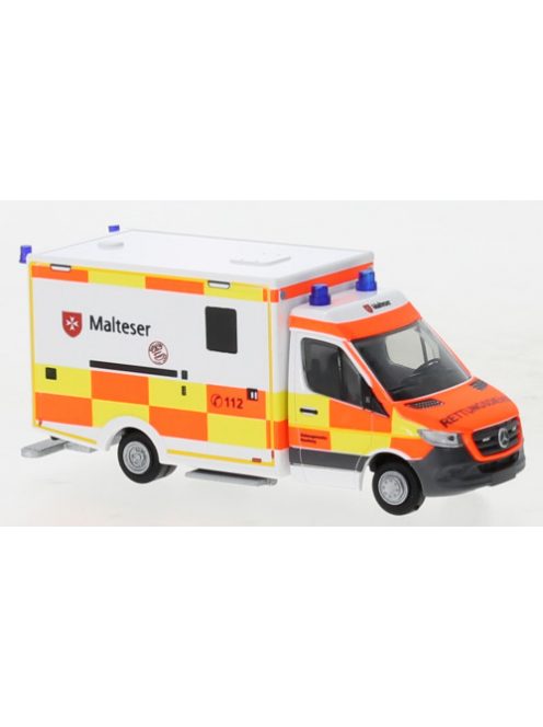 Rietze - Wietmarscher Ambulanzfahrzeuge RTW, 2018, Malteser Bamberg, 1:87