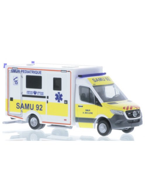 Rietze - Wietmarscher Ambulanzfahrzeuge RTW, 2018, SAMU 92, 1:87