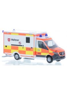   Rietze - Wietmarscher Ambulanzfahrzeuge RTW, 2018, Malteser Waischenfeld, 1:87