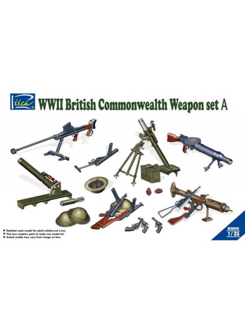 Riich Models - WWII British Commenwealth Weapon Set A