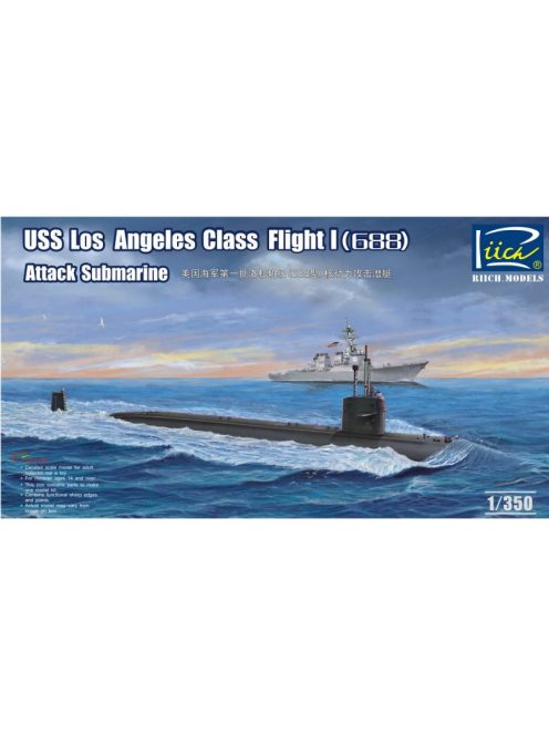 Riich Models - USS Los Angeles Class Flight I(688) Atta Attack Submarine