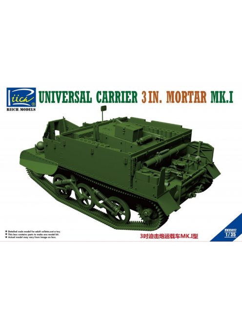 Riich Models - Universal Carrier 3 in. Mortar Mk.1