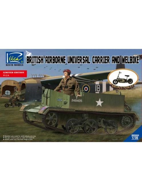 Riich Models - British Airborne Universal CarrierMk.III & Welbike Mk.2(Limited Edition