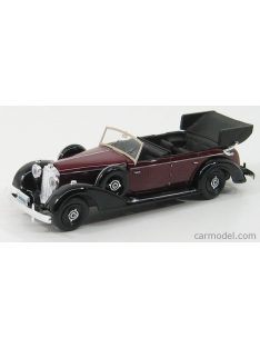   Rio-Models - Mercedes Benz 770 1938 Cabriolet Open Bordeaux Black