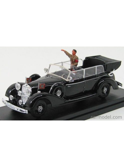 Rio-Models - Mercedes Benz 770K With Hitler Figure 1942 Black