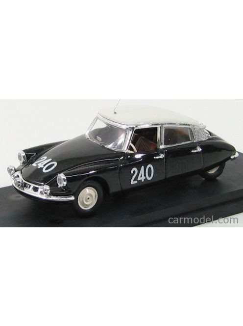 Rio-Models - Citroen Ds19 N 240 Mille Miglia 1957 Zore - Dubessay Black Ivory