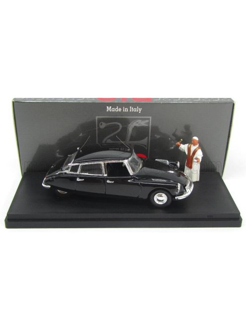 Rio-Models - CITROEN DS19 PRESTIGE 1958 WITH PAPA - POPE GIOVANNI XXIII BLACK