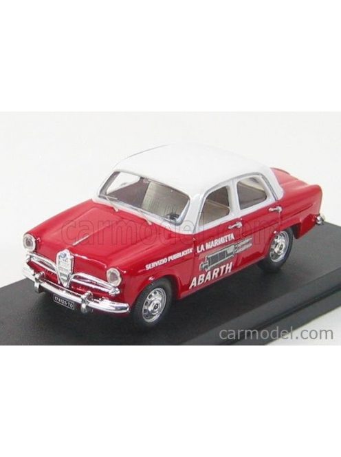 Rio-Models - Alfa Romeo Giulietta Servizio Marmitte Abarth 1957 Red White