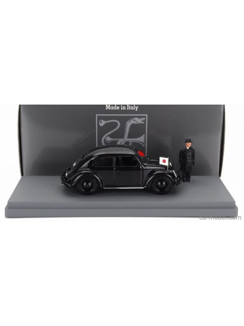 Riomodels - Volkswagen Beetle Maggiolino 1939 - Personal Car General Oshima - Wwii Black