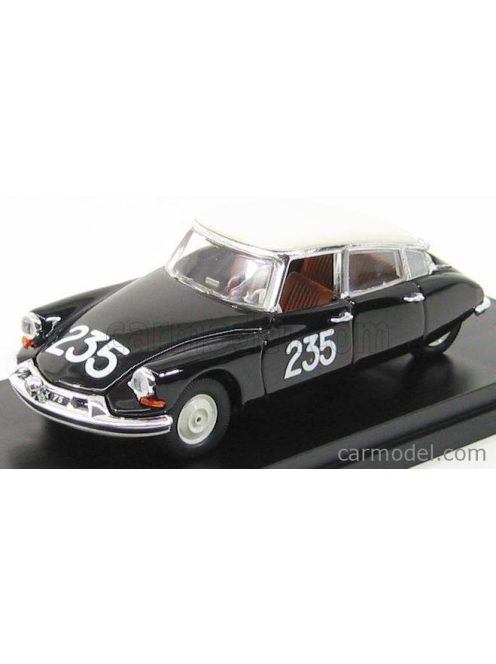 Rio-Models - Citroen Ds19 N 235 Mille Miglia 1957 Renaud - Gordine Black White