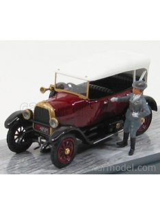   Rio-Models - Fiat 501 Fiume 1919 + Figures Gabriele D'Annunzio Bordeaux White