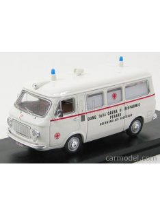   Rio-Models - Fiat 238 Van Ambulanza - Ambulance - Dono Della Cassa Di Risparmio Pesaro Volontari Del Soccorso White