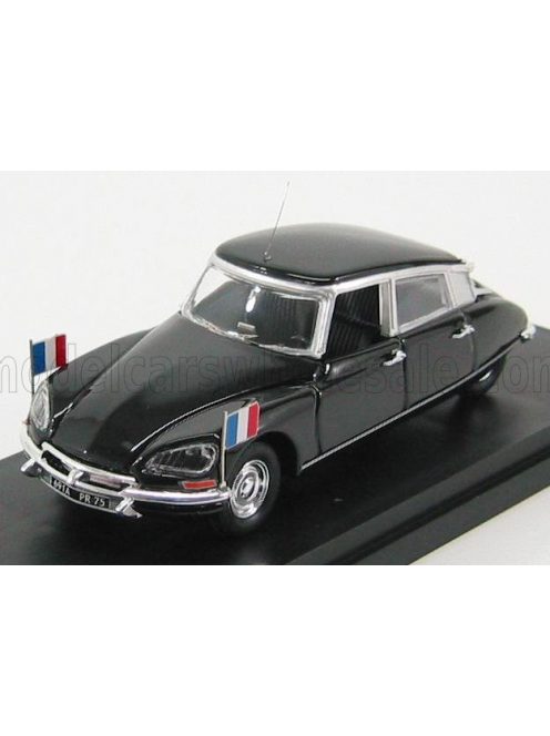 Rio-Models - CITROEN DS21 1974 PRESIDENTIAL - VALERY GISCARD D'ESTAING BLACK