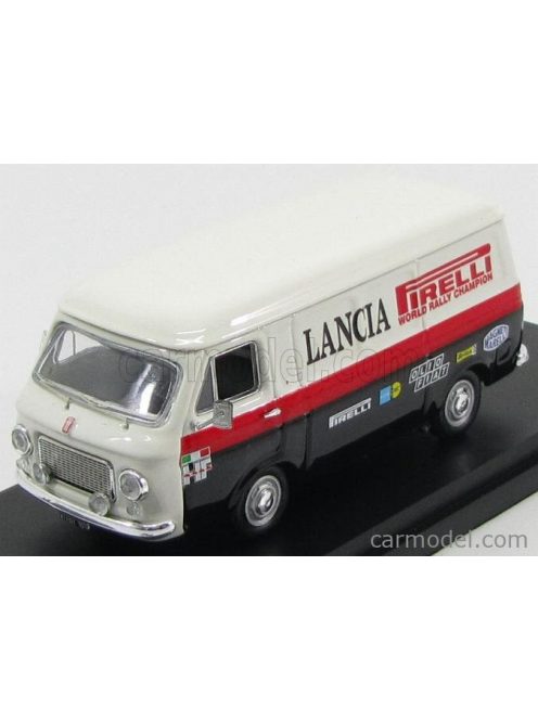 Rio-Models - Fiat 238 Van Assistenza Lancia Wrc 1970 White Black Red